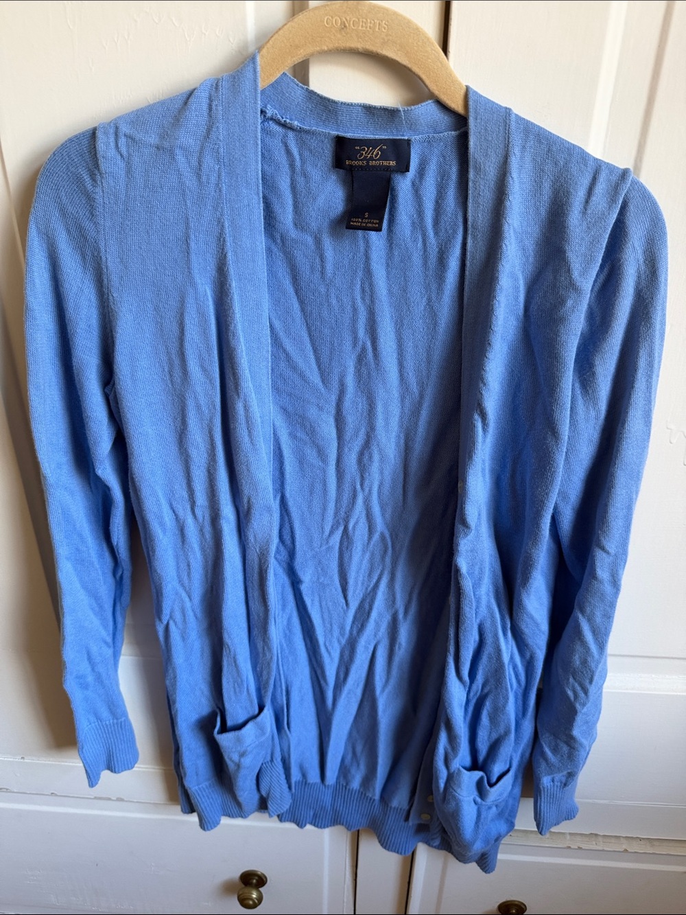 Brooks Brothers Sky Blue Button-down Women’s Cardigan